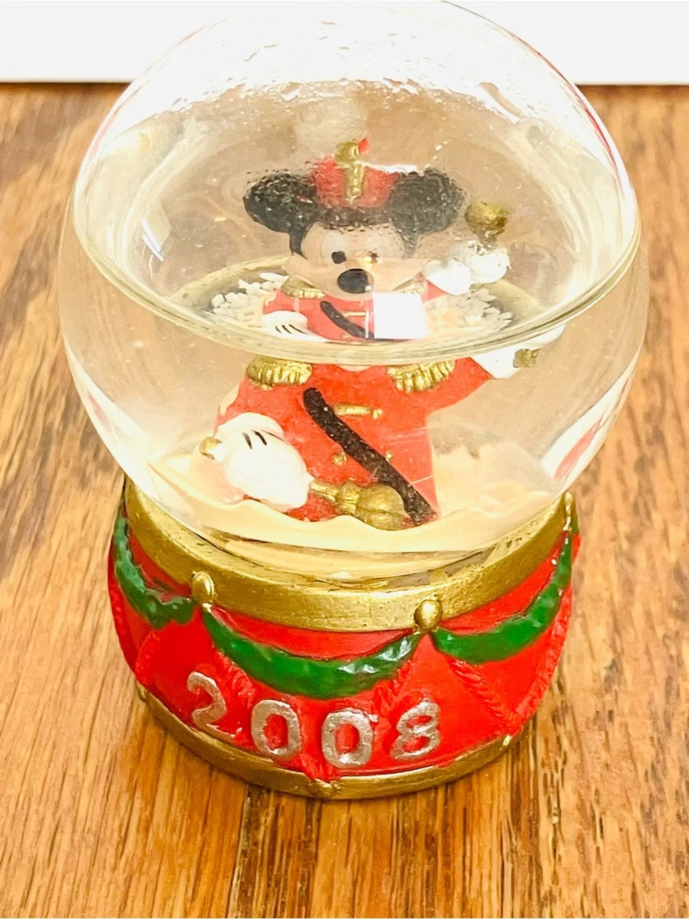 Disney Christmas Mini Snow Globes Lot(8) 2 Have Low Water JC Penny Read 2.5in